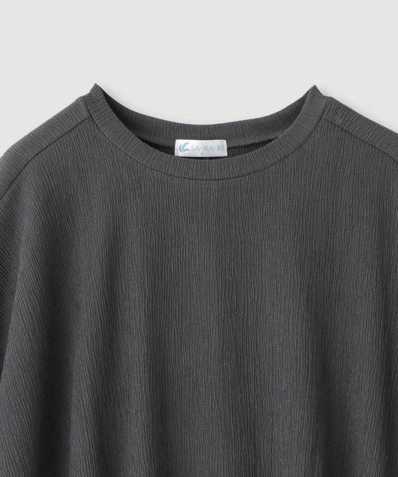 NAVY  SARARI UVカット 裾タックシボプルオーバー レディース メール便 対応商品商品画像-26