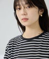 NAVY SARARI 接触冷感 UVカット 袖配色クルーネックTシャツ レディース メール便 対応商品商品サムネイル-7