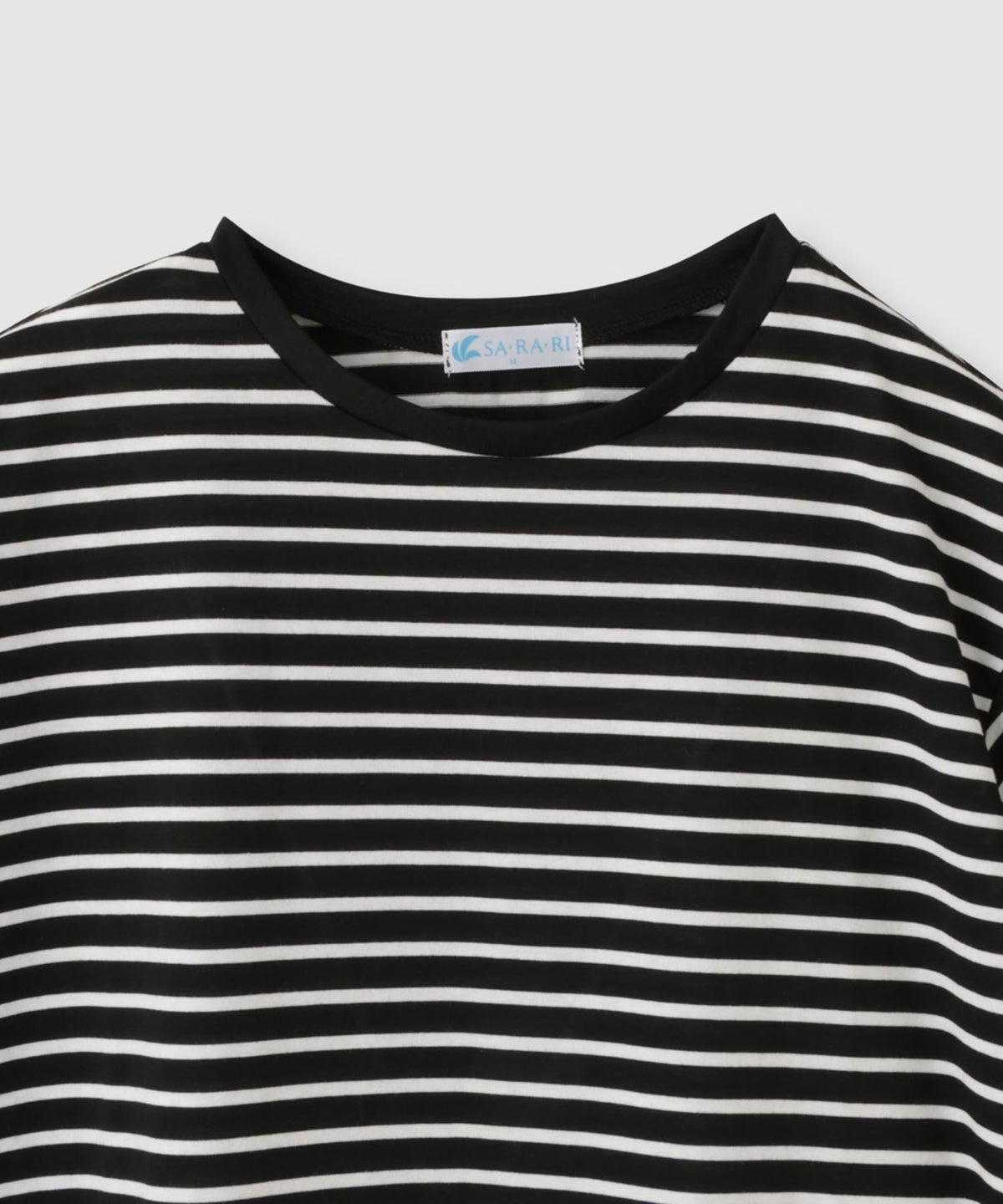 NAVY SARARI 接触冷感 UVカット 袖配色クルーネックTシャツ レディース メール便 対応商品