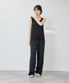 NAVY  SARARI UVカット スクエアネックラメタンクトップ レディース メール便 対応商品商品サムネイル-9