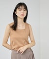 NAVY  SARARI UVカット スクエアネックラメタンクトップ レディース メール便 対応商品商品サムネイル-17