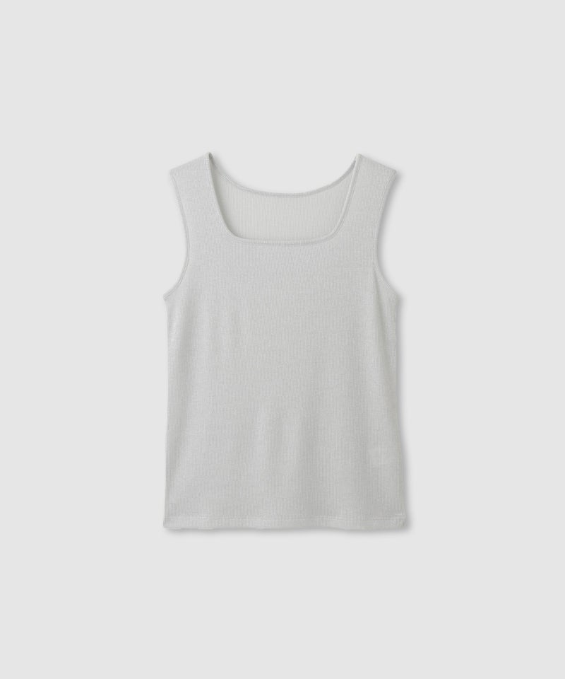 NAVY  SARARI UVカット スクエアネックラメタンクトップ レディース メール便 対応商品商品画像-21