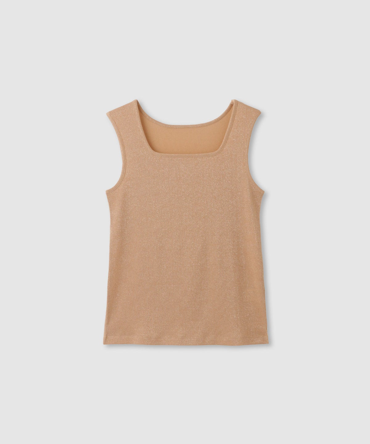 NAVY SARARI UVカット スクエアネックラメタンクトップ レディース メール便 対応商品