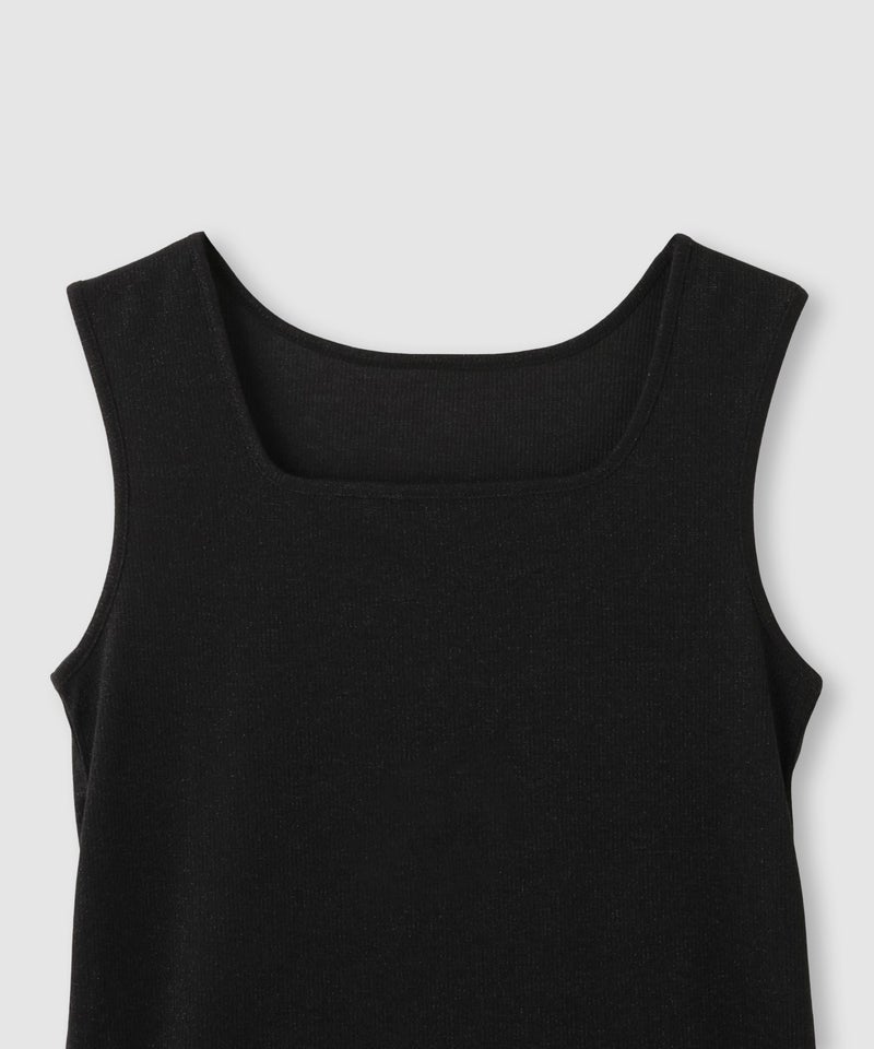 NAVY  SARARI UVカット スクエアネックラメタンクトップ レディース メール便 対応商品商品画像-25