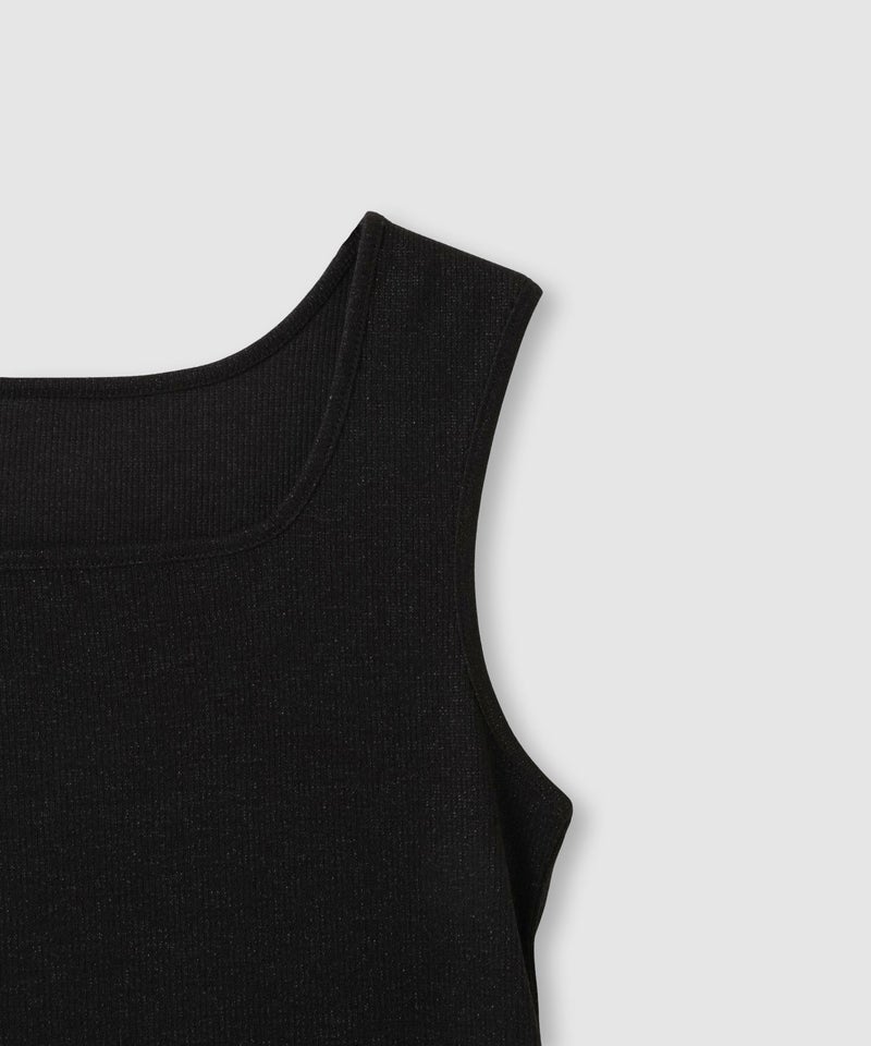 NAVY SARARI UVカット スクエアネックラメタンクトップ レディース メール便 対応商品商品画像-26