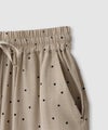 NAVY  SARARI 接触冷感 スラブレーヨンドット柄イージーパンツ レディース商品サムネイル-14