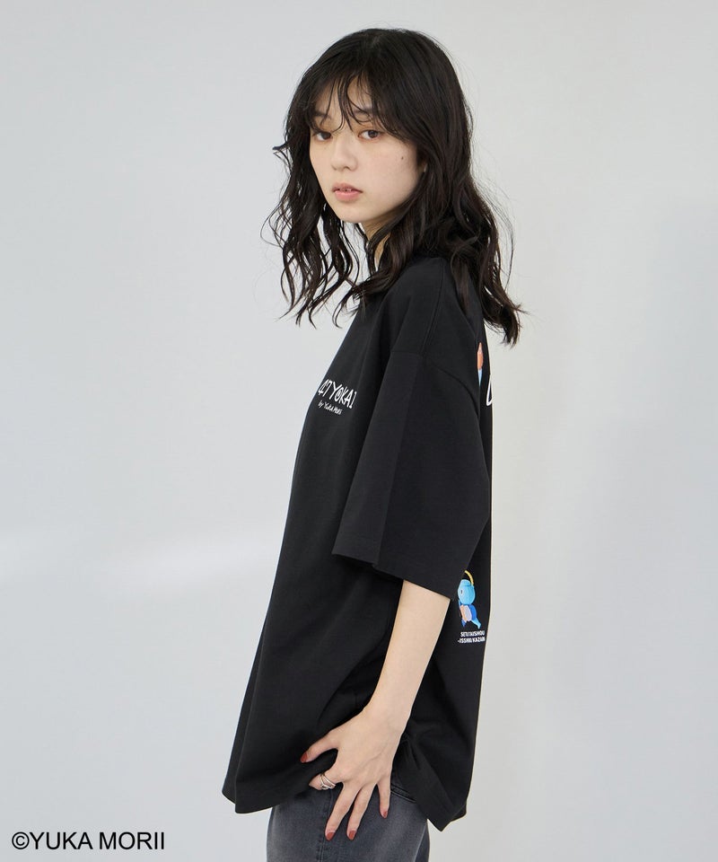 47YOKAI YOKAIいっぱいTシャツ メンズ メール便 対応商品商品画像-5
