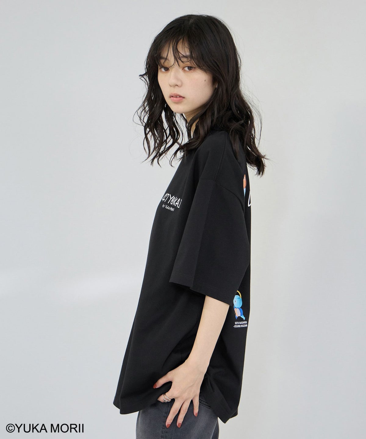 47YOKAI YOKAIいっぱいTシャツ メンズ メール便 対応商品