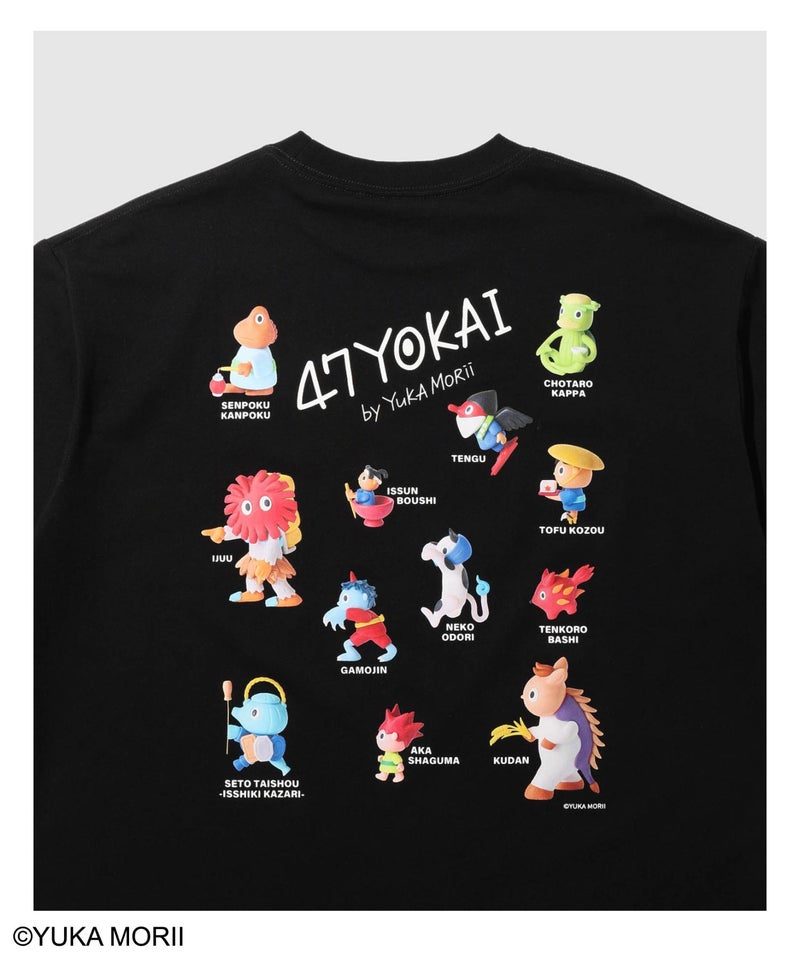 47YOKAI  YOKAIいっぱいTシャツ メンズ メール便 対応商品商品画像-6