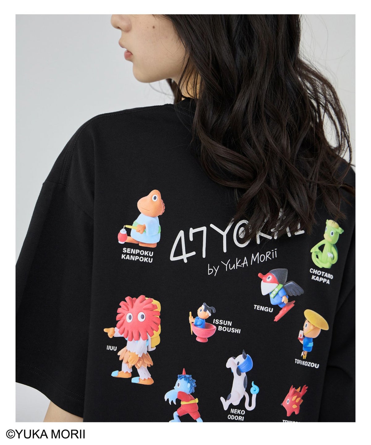 47YOKAI YOKAIいっぱいTシャツ メンズ メール便 対応商品