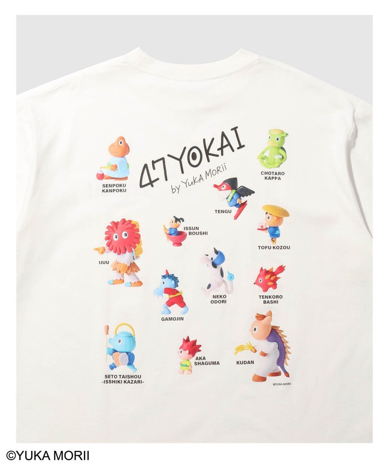 47YOKAI YOKAIいっぱいTシャツ メンズ メール便 対応商品商品画像-9