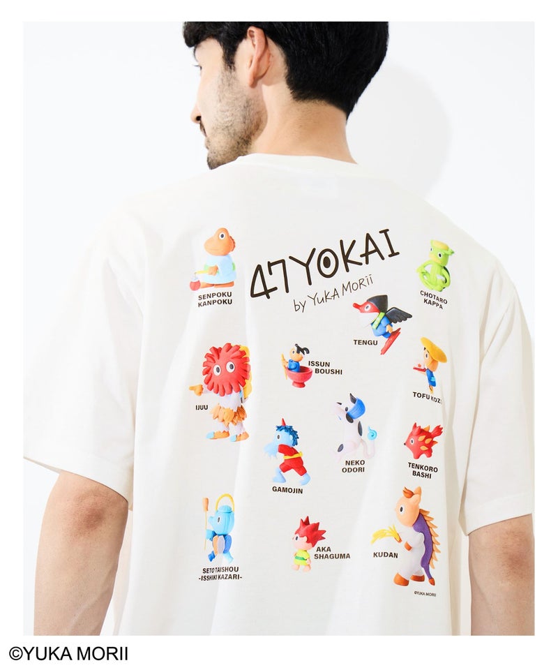 47YOKAI YOKAIいっぱいTシャツ メンズ メール便 対応商品商品画像-13