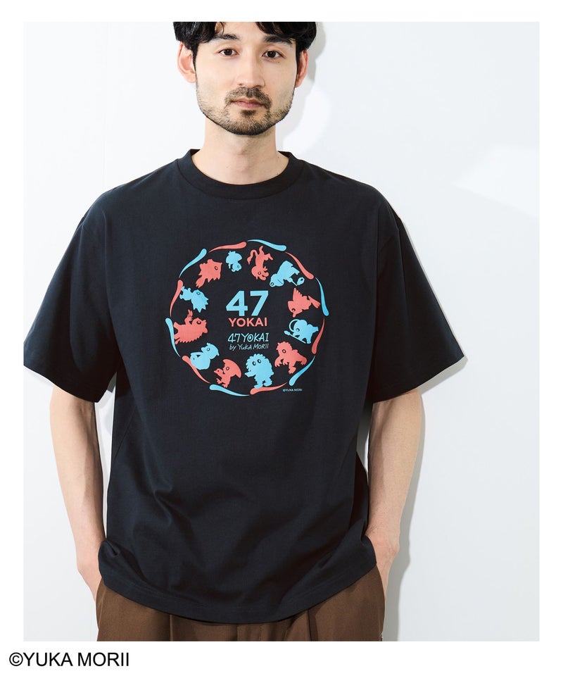 47YOKAI YOKAIサークルTシャツ メンズ メール便 対応商品商品画像-2