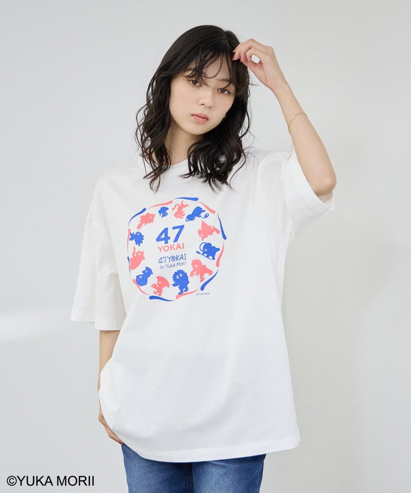 47YOKAI YOKAIサークルTシャツ メンズ メール便 対応商品商品画像-3
