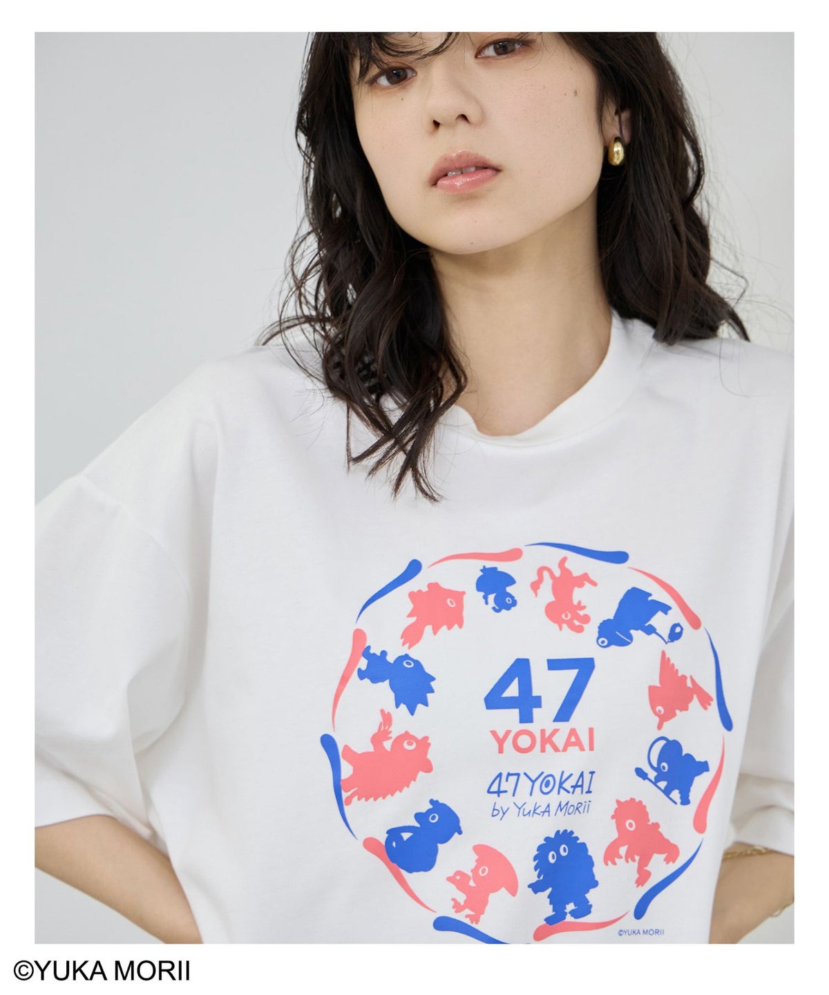 47YOKAI YOKAIサークルTシャツ メンズ メール便 対応商品