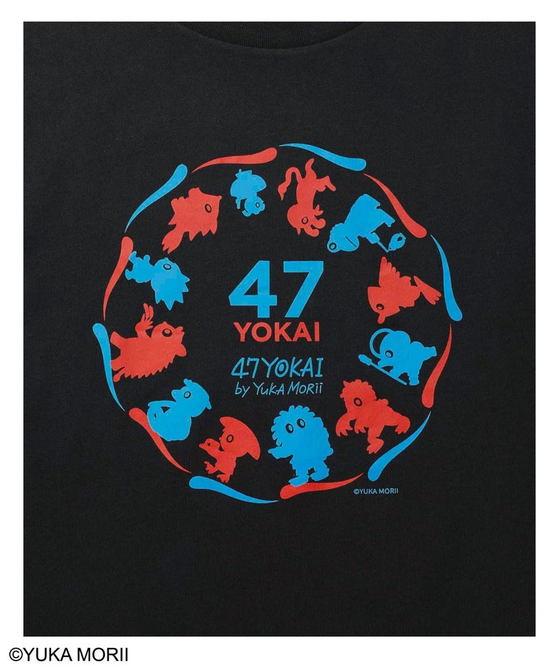47YOKAI  YOKAIサークルTシャツ メンズ メール便 対応商品商品画像-7