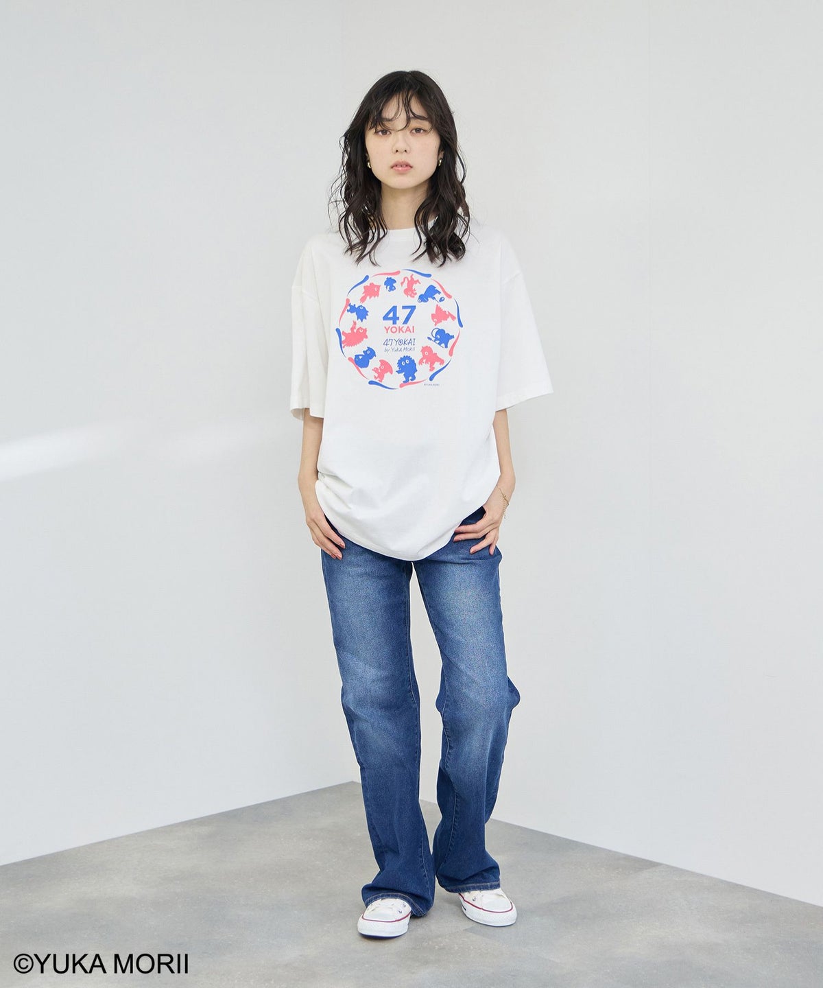 47YOKAI YOKAIサークルTシャツ メンズ メール便 対応商品