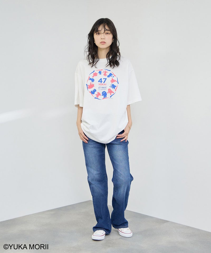 47YOKAI YOKAIサークルTシャツ メンズ メール便 対応商品商品画像-7