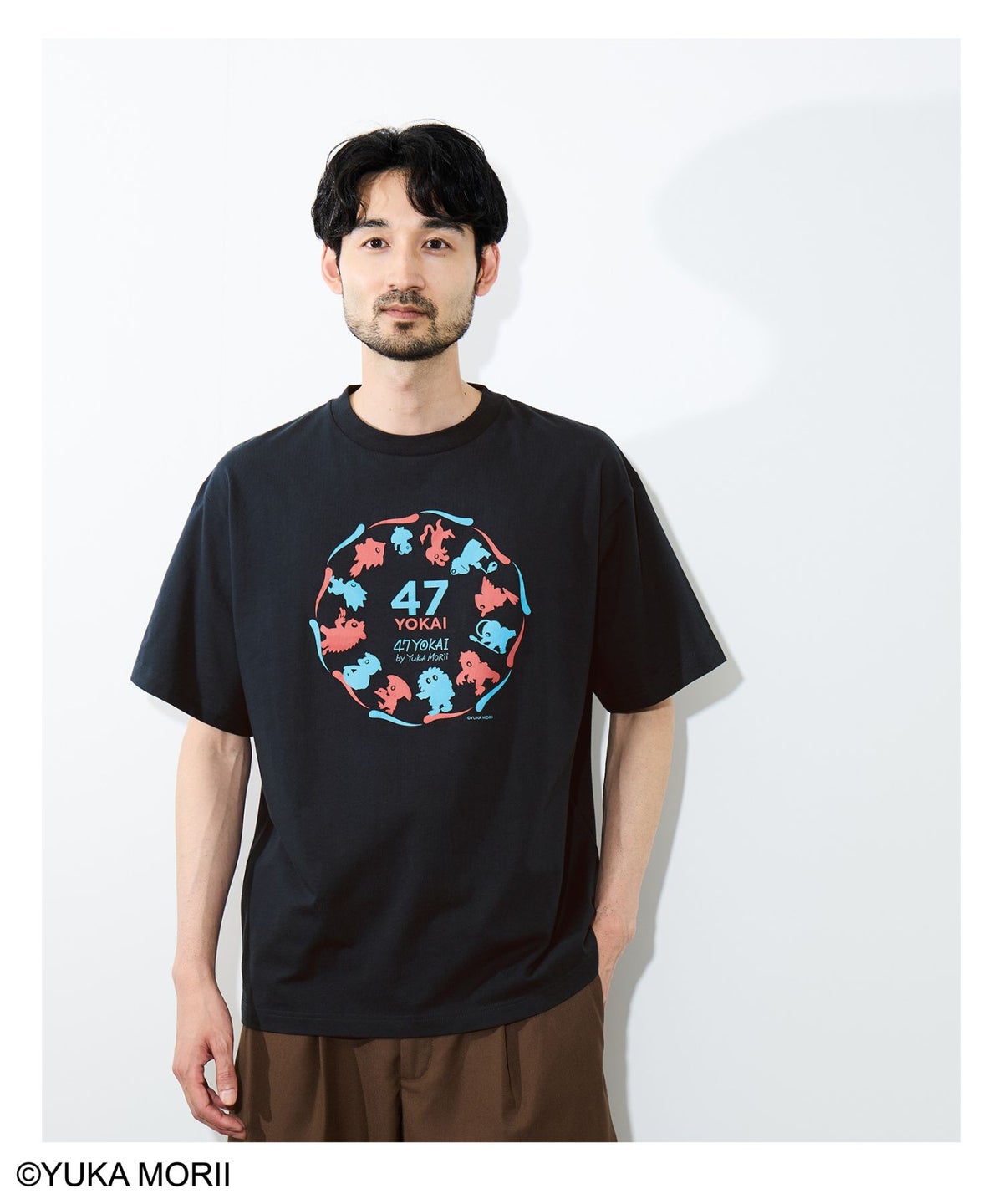 47YOKAI YOKAIサークルTシャツ メンズ メール便 対応商品