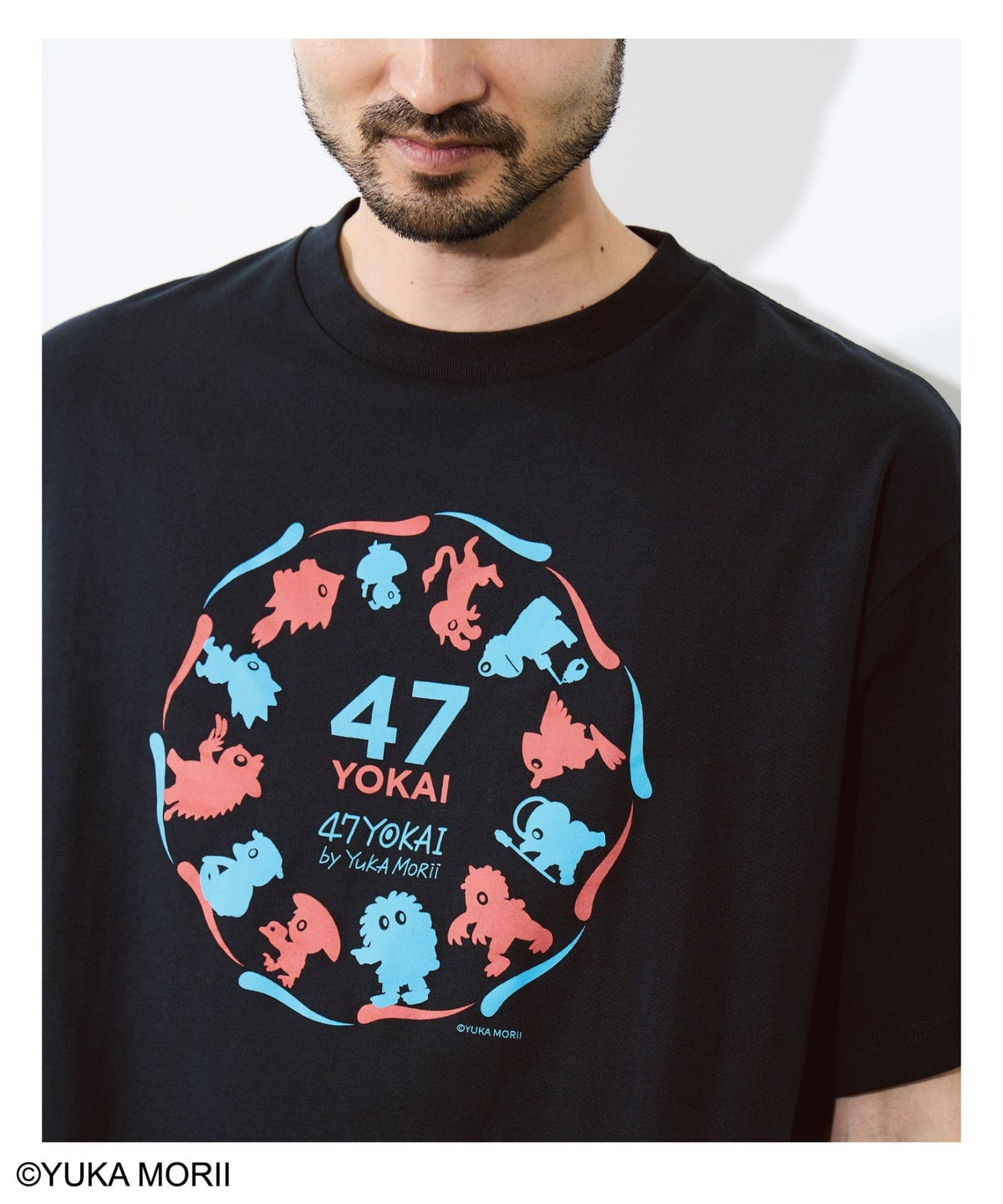 47YOKAI YOKAIサークルTシャツ メンズ メール便 対応商品
