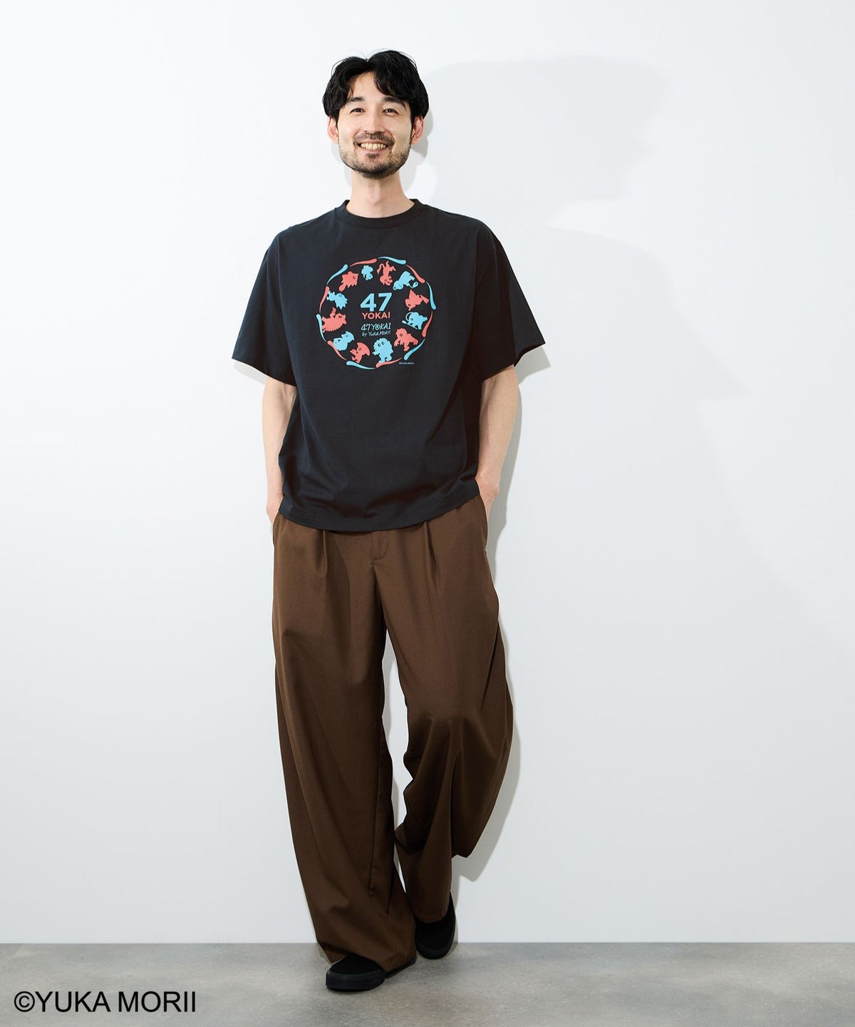 47YOKAI YOKAIサークルTシャツ メンズ メール便 対応商品