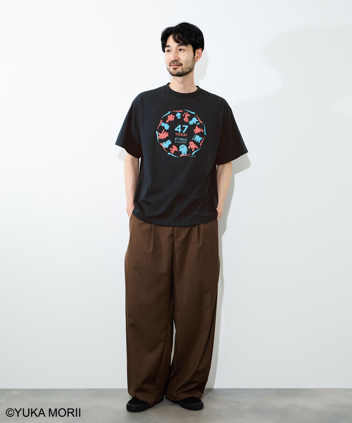 47YOKAI YOKAIサークルTシャツ メンズ メール便 対応商品