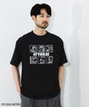 47YOKAI YOKAIモノクロキャラクタープリントTシャツ メンズ メール便 対応商品商品サムネイル-3