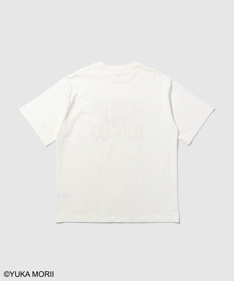 47YOKAI YOKAIモノクロキャラクタープリントTシャツ メンズ メール便 対応商品商品画像-4