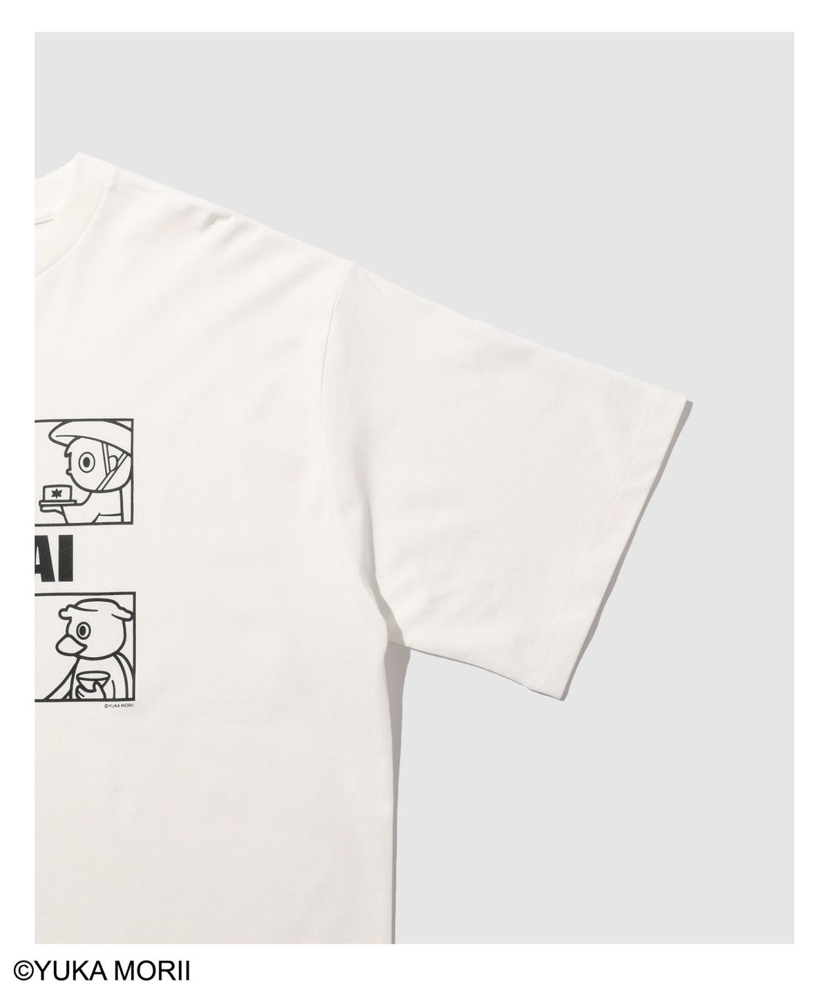 47YOKAI YOKAIモノクロキャラクタープリントTシャツ メンズ メール便 対応商品