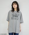 47YOKAI  YOKAIモノクロキャラクタープリントTシャツ メンズ メール便 対応商品商品サムネイル-11