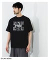 47YOKAI YOKAIモノクロキャラクタープリントTシャツ メンズ メール便 対応商品商品サムネイル-14
