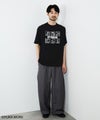 47YOKAI YOKAIモノクロキャラクタープリントTシャツ メンズ メール便 対応商品商品サムネイル-18