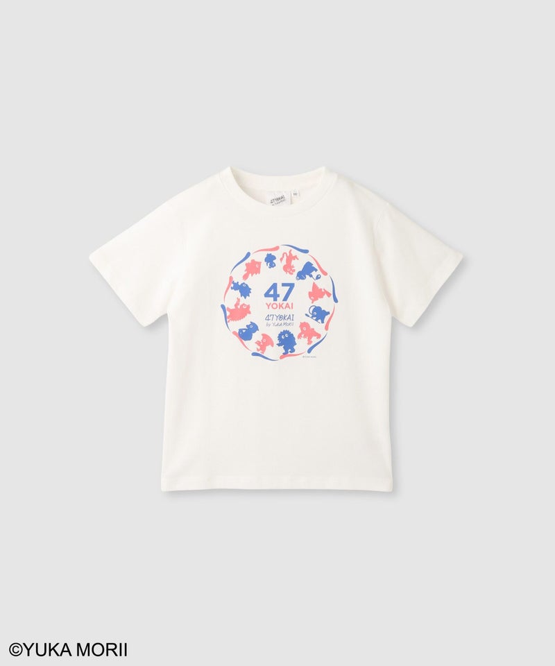 47YOKAI  YOKAIサークルTシャツ キッズ メール便 対応商品商品画像-1