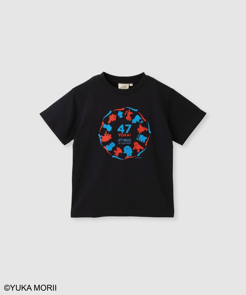 47YOKAI  YOKAIサークルTシャツ キッズ メール便 対応商品商品画像-2