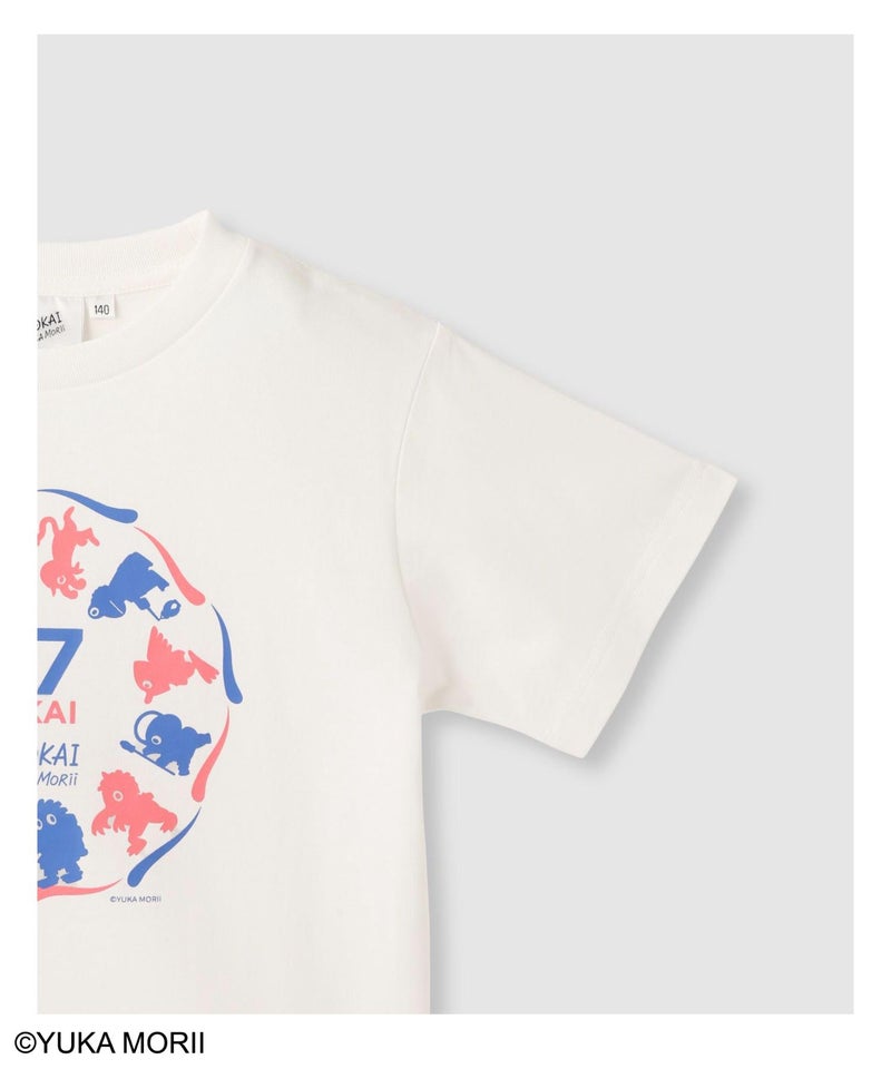47YOKAI YOKAIサークルTシャツ キッズ メール便 対応商品商品画像-5