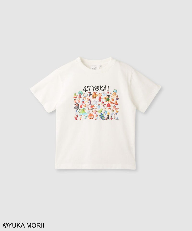 47YOKAI  YOKAI大集合Tシャツ キッズ メール便 対応商品商品画像-1