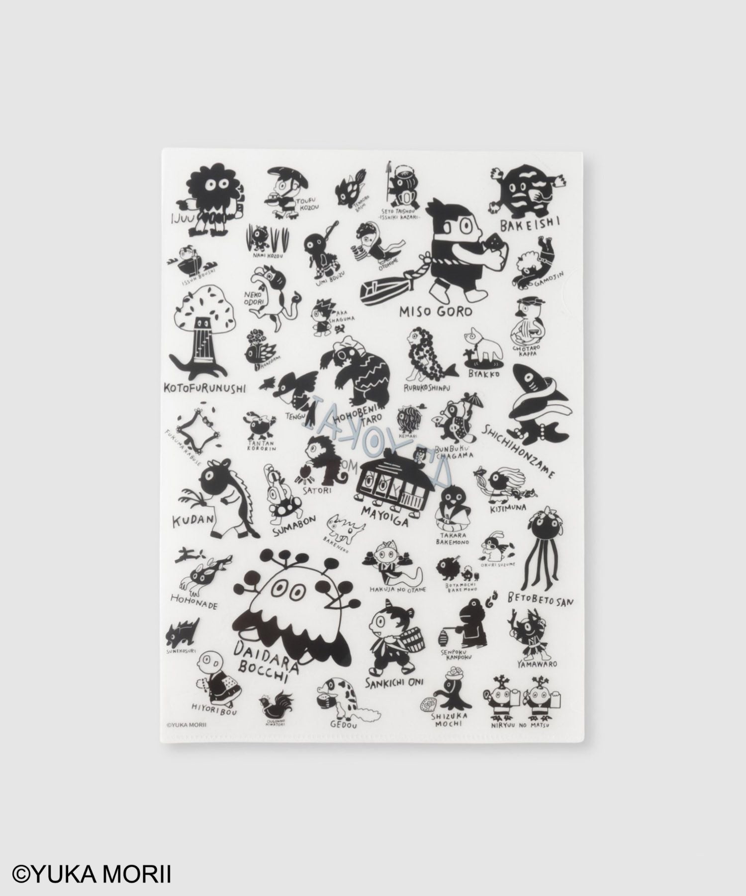 47YOKAI キャラクタークリアファイル