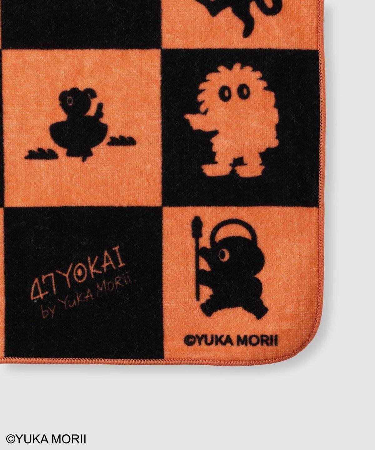 47YOKAI キャラクターシルエットハンドタオル