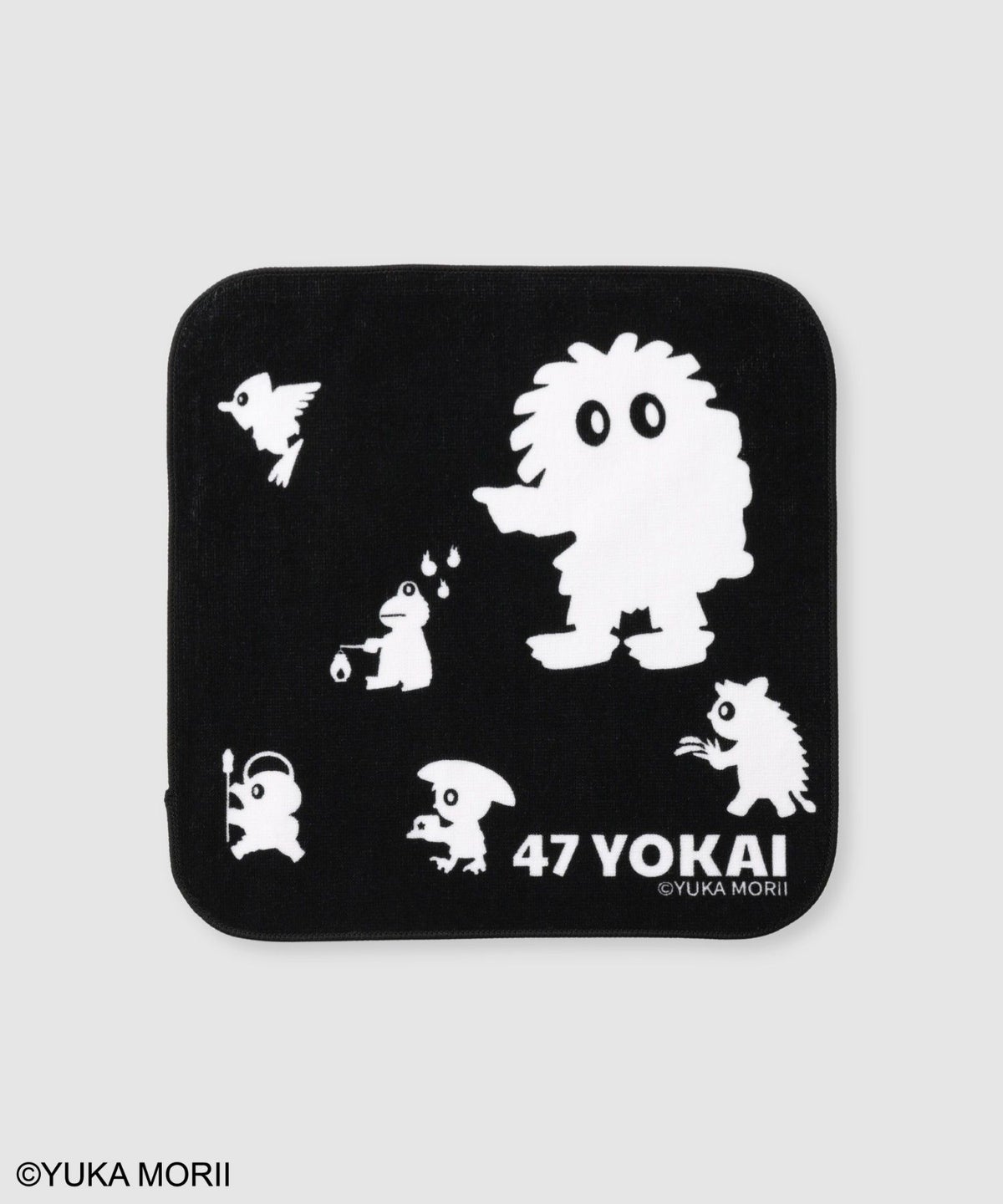 47YOKAI キャラクターシルエットハンドタオル