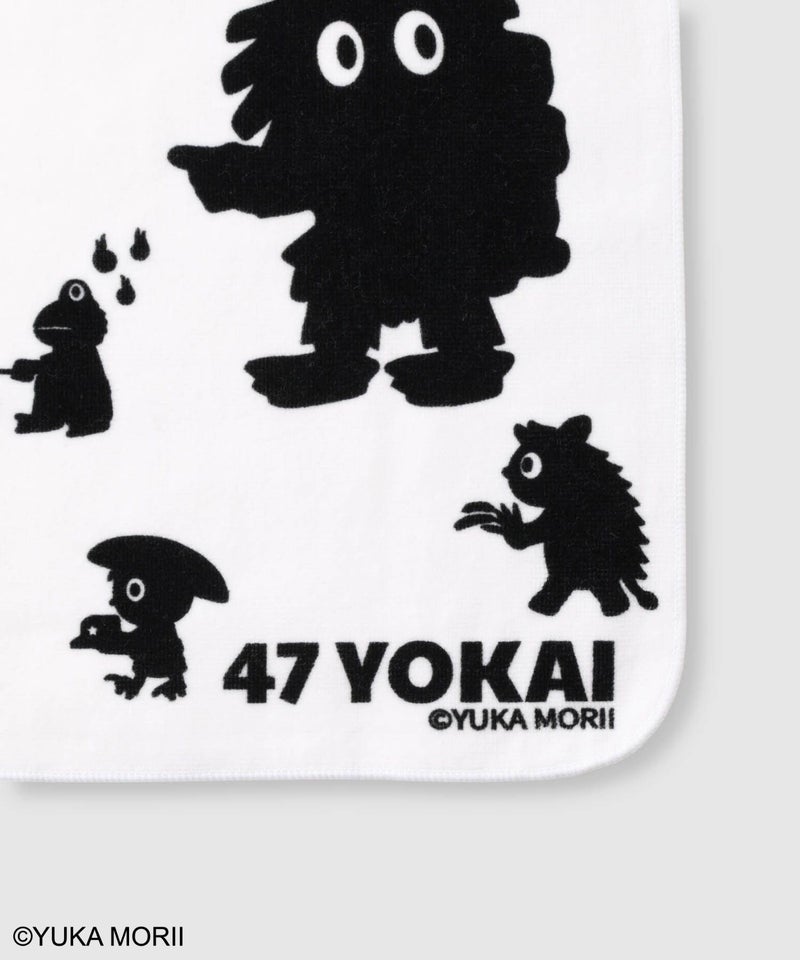 47YOKAI キャラクターシルエットハンドタオル商品画像-5