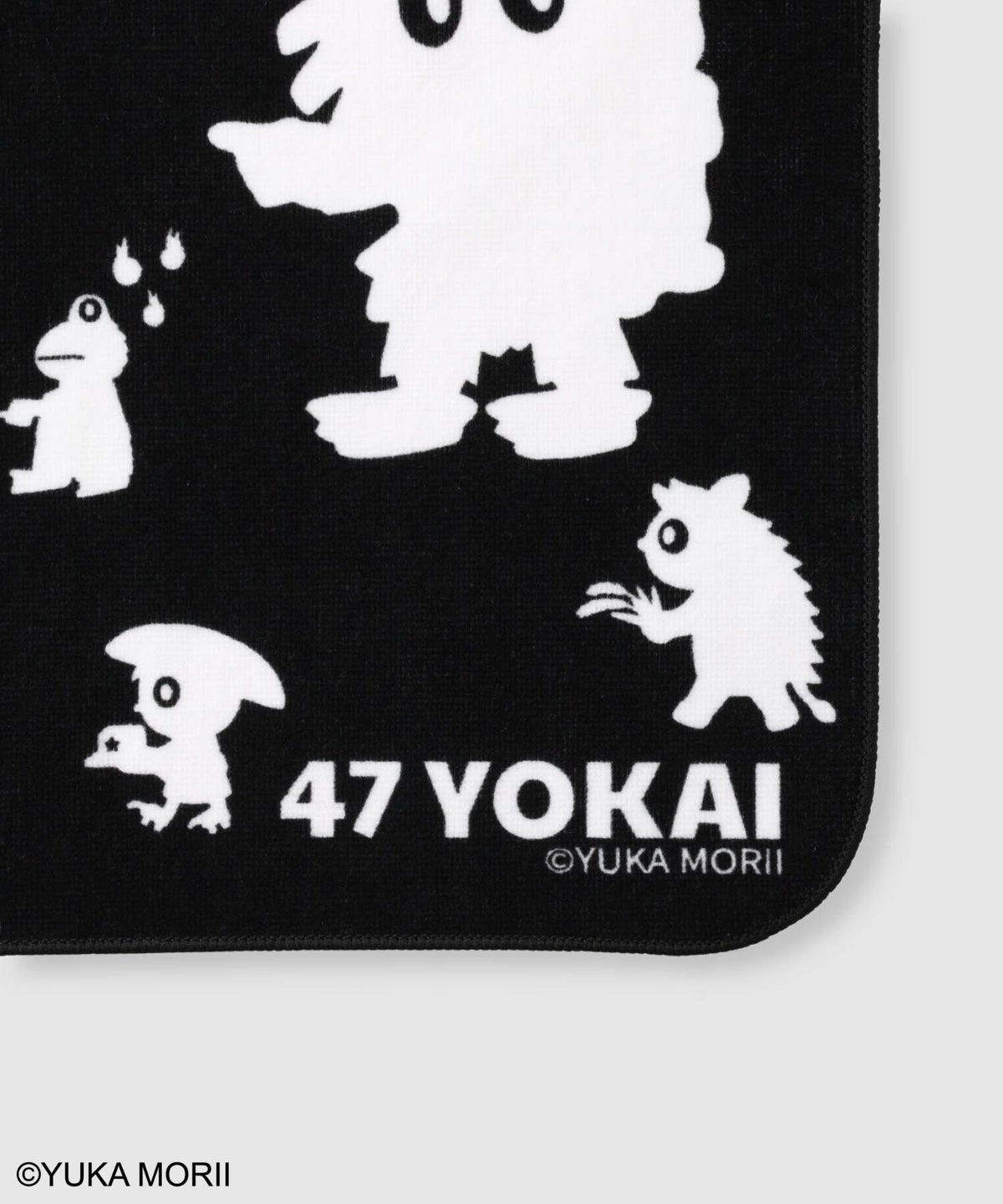 47YOKAI キャラクターシルエットハンドタオル