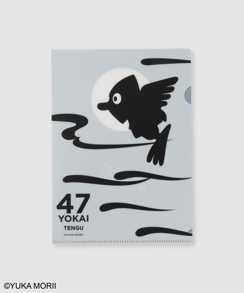 47YOKAI  キャラクタークリアファイル フクシマ/天狗商品画像-1