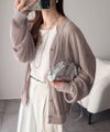 Classical Elf ひらっとサラッと心が躍る。オーバーサイズランダムタックシアーカーディガン商品サムネイル-32