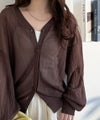 Classical Elf ひらっとサラッと心が躍る。オーバーサイズランダムタックシアーカーディガン商品サムネイル-38