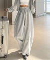 Classical Elf 【mily bilet】ラフなのに上品見え！ウエストレースがアクセントの主役級カーブスウェットパンツ商品サムネイル-19