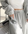 Classical Elf 【mily bilet】ラフなのに上品見え！ウエストレースがアクセントの主役級カーブスウェットパンツ商品サムネイル-20