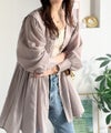 Classical Elf 柔らかく纏う、大人の甘さを。シアーワッシャー前後２WAYウエストシャーリングチュニック商品サムネイル-1