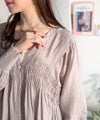 Classical Elf 柔らかく纏う、大人の甘さを。シアーワッシャー前後2WAYウエストシャーリングチュニック商品サムネイル-26