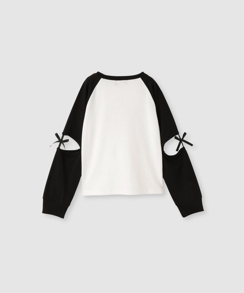 RICH MIX  スターグラフィックスリットリボン長袖Tシャツ キッズ メール便 対応商品商品画像-3