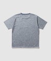 NAVY SARARI メランジワッフルフェイクレイヤードクルーネックTシャツ 速乾 メンズ メール便 対応商品商品サムネイル-5
